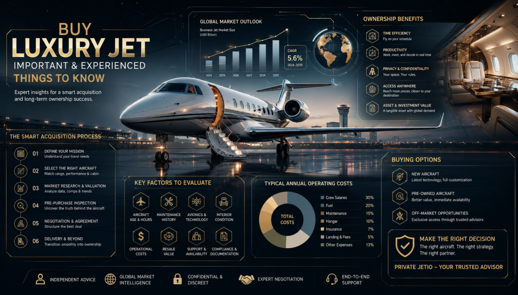 Buy Luxury Jet, Important and experienced things to know