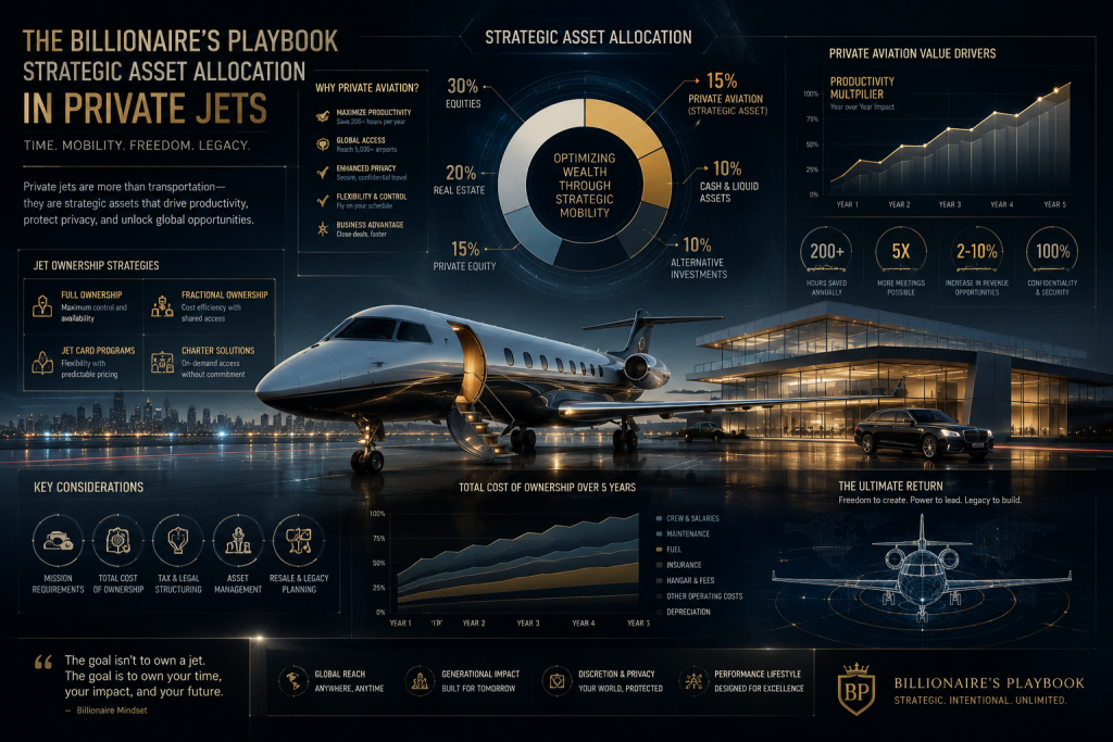 The Billionaire’s Playbook: Strategic Asset Allocation in Private Jets