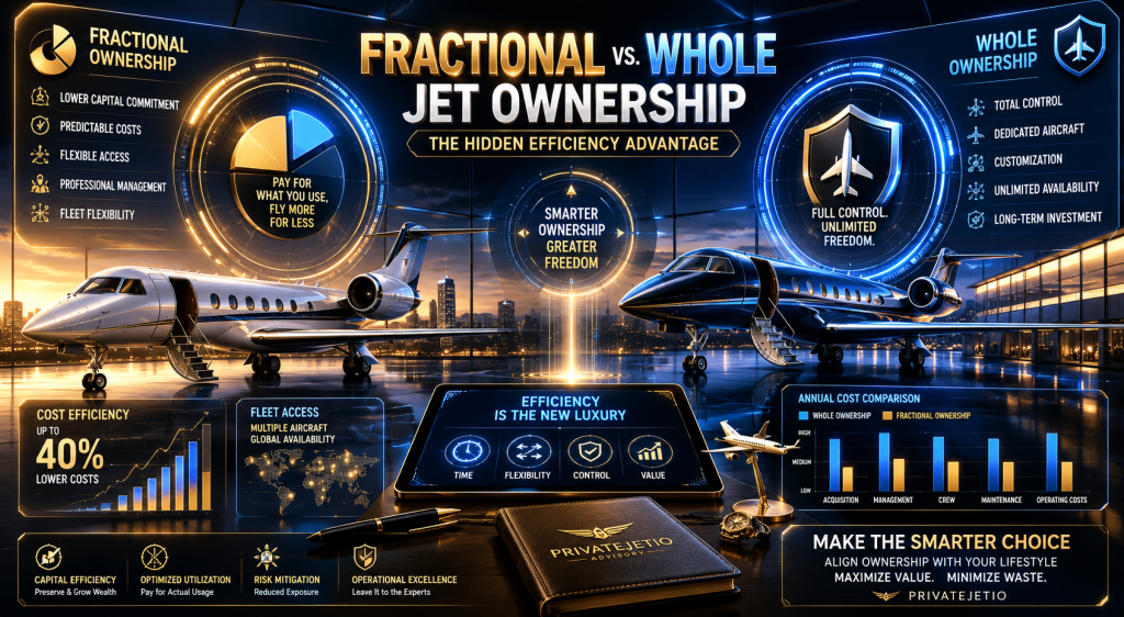 Fractional vs. Whole Jet Ownership: The Hidden Efficiency Advantage