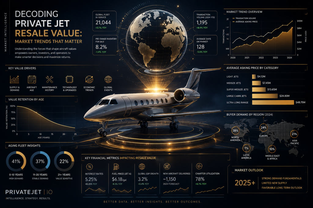 Decoding Private Jet Resale Value: Market Trends That Matter