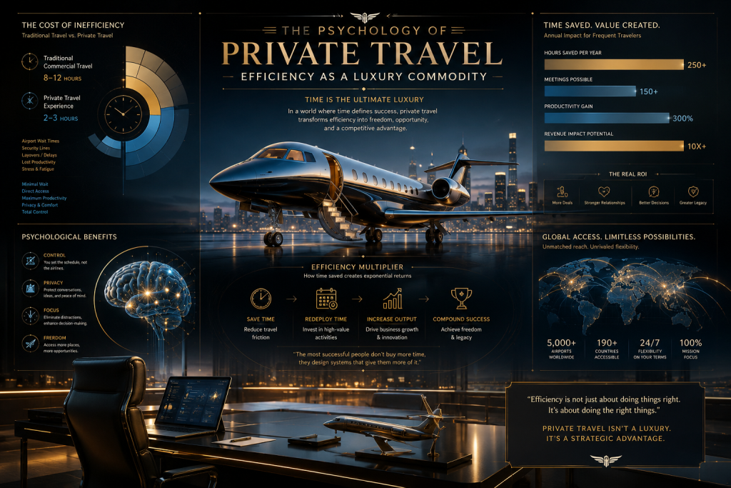 The Psychology of Private Travel: Efficiency as a Luxury Commodity