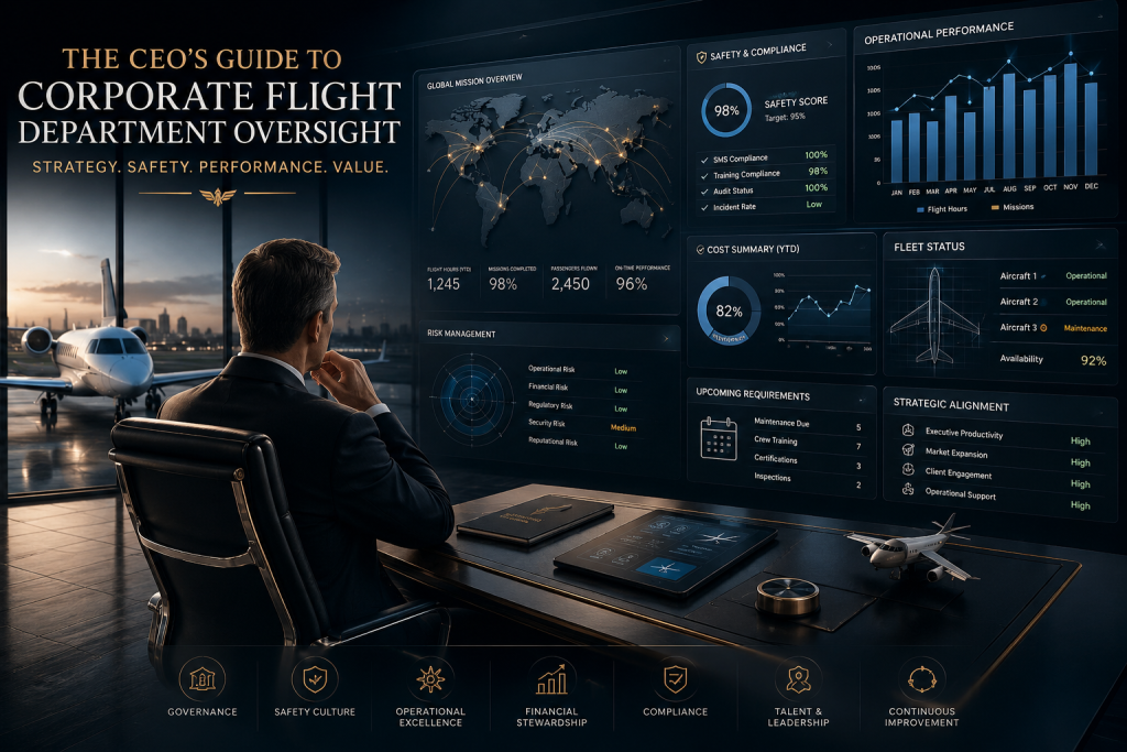 The CEO’s Guide to Corporate Flight Department Oversight