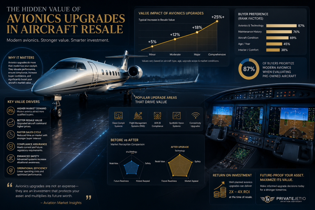 The Hidden Value of Avionics Upgrades in Aircraft Resale