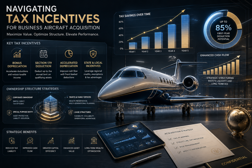 Navigating Tax Incentives for Business Aircraft Acquisition