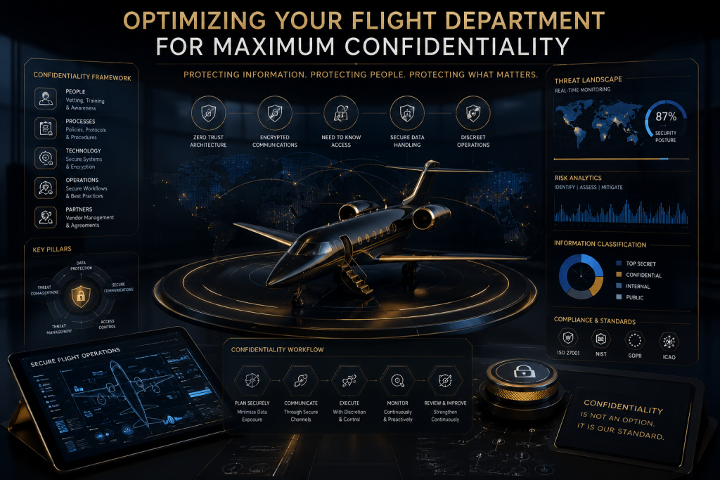 Optimizing Your Flight Department for Maximum Confidentiality
