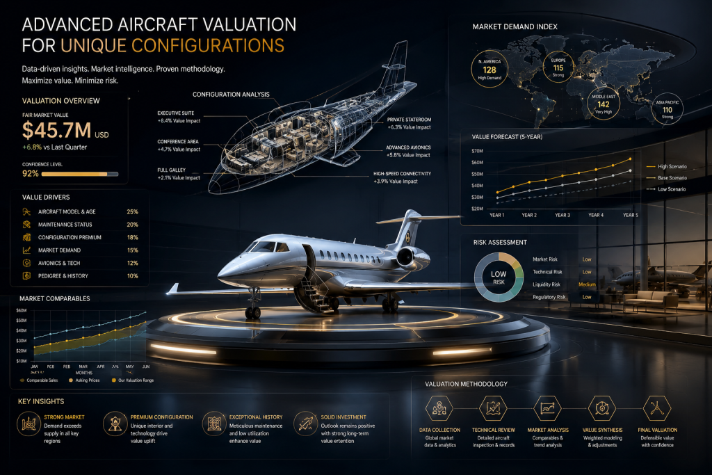 Advanced Aircraft Valuation for Unique Configurations