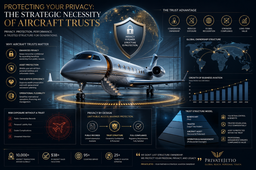 Protecting Your Privacy with Strategic Aircraft Trusts
